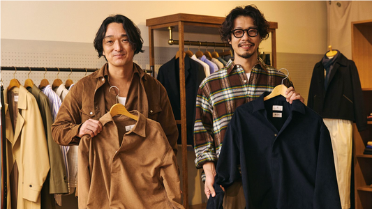 COLONY CLOTHING のベストセラー “プールサイドシャツ”をベースに、人気スタイリスト・四方章敬さんが別注。