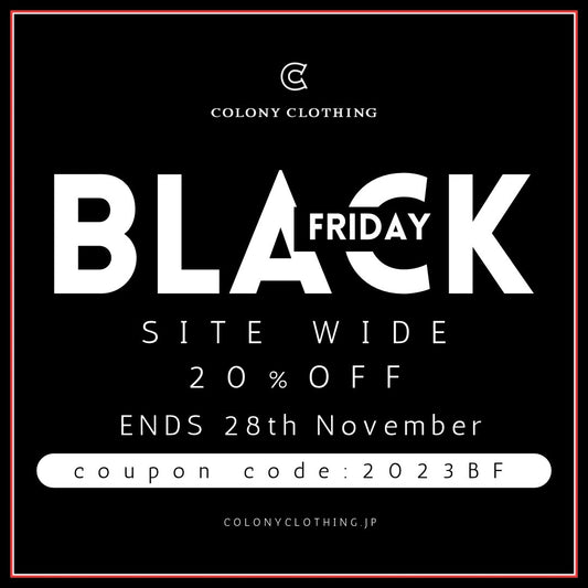 2023 BLACK FRIDAY 開催!