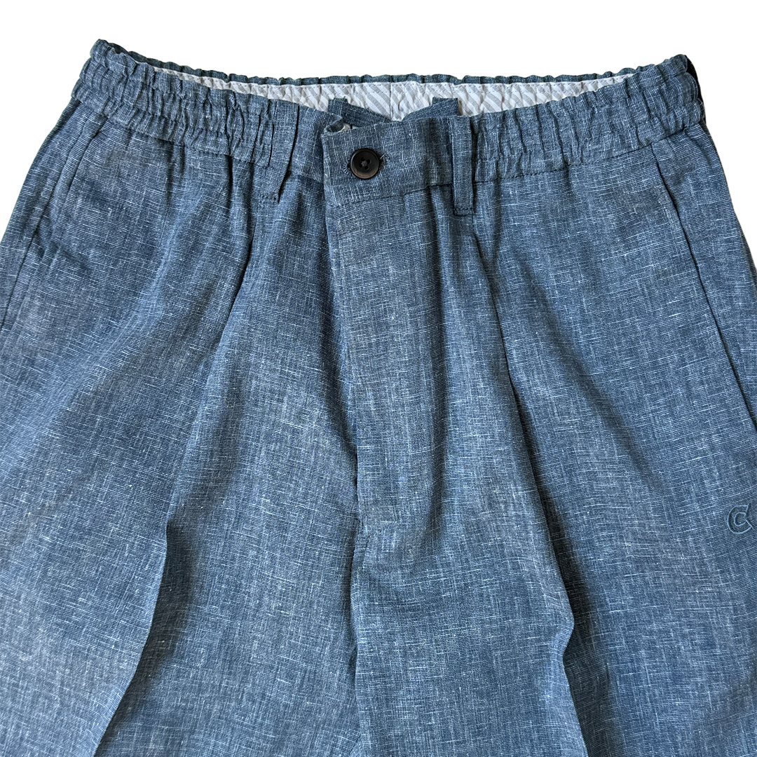 COLONY CLOTHING / ワンプリーツイージートラウザーズ メランジカラー / CC2401-PT02-01