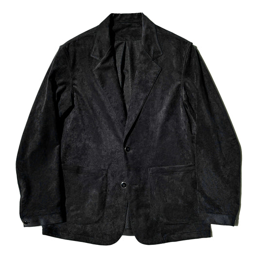 【LEON別注】COLONY CLOTHING / Ultrasuede® シャツジャケット ブラック / CC2402-JK01SL