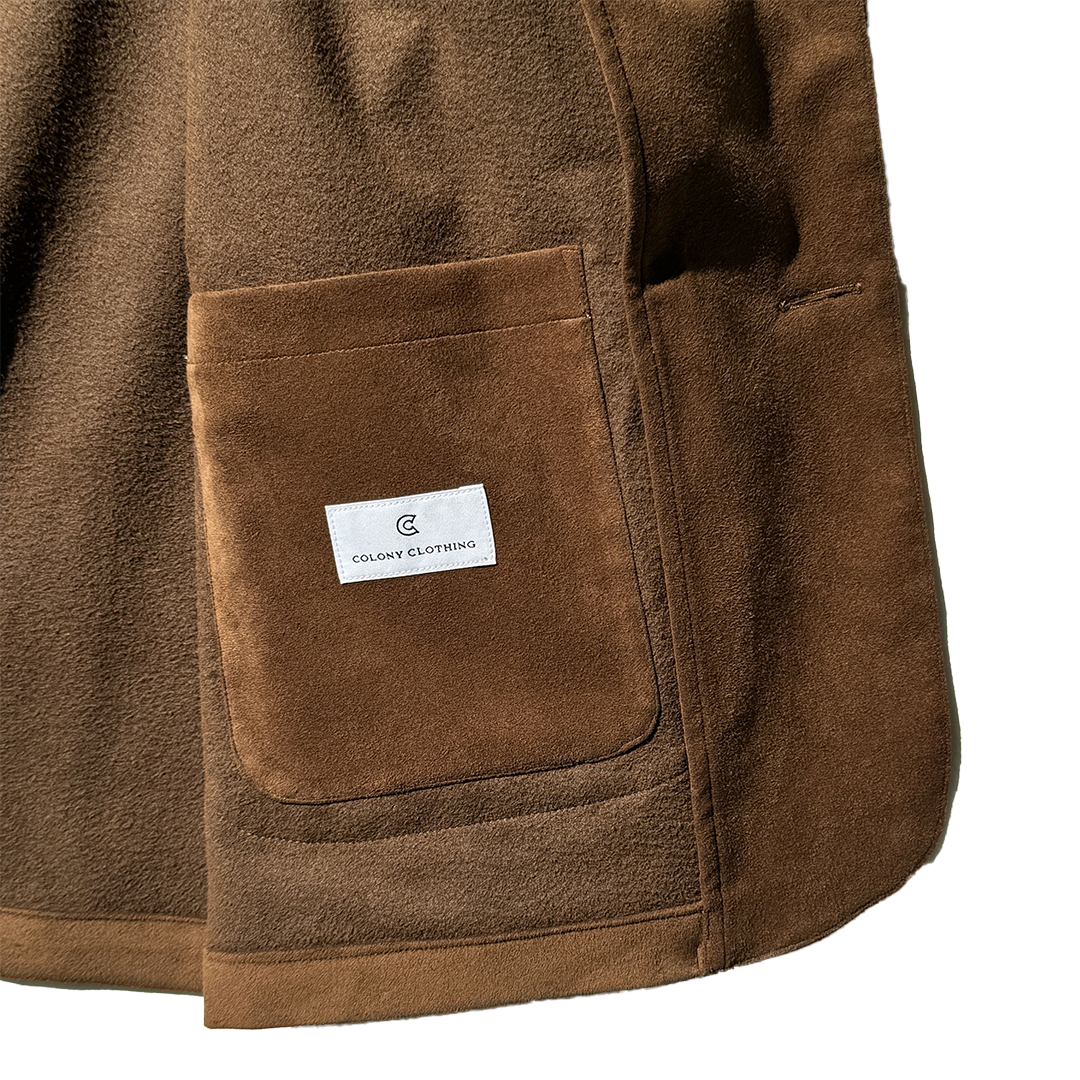 【受注生産】COLONY CLOTHING / Ultrasuede® シャツジャケット / CC2402-JK01S-01