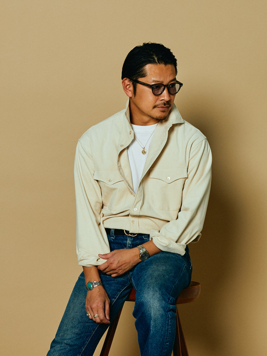 COLONY CLOTHING / Ultrasuede® ダブルポケットシャツ / CC2302-SH04