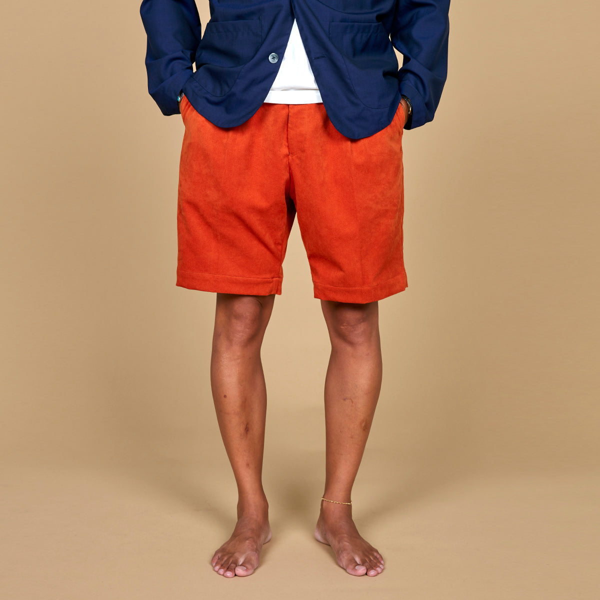 COLONY CLOTHING / Ultrasuede® プリーツショーツ / CC2401-PT05-1