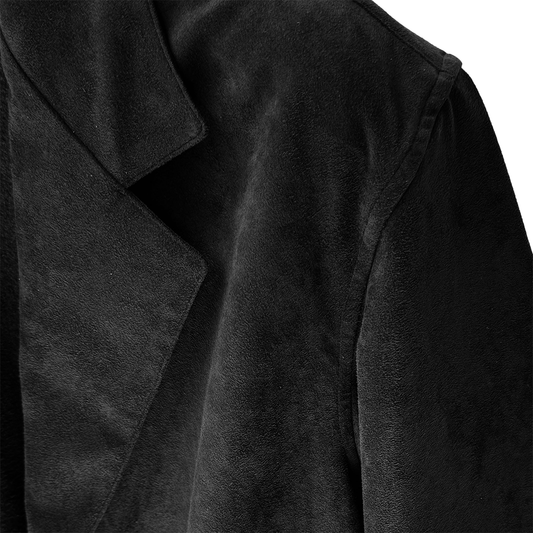 【LEON別注】COLONY CLOTHING / Ultrasuede® シャツジャケット ブラック / CC2402-JK01SL