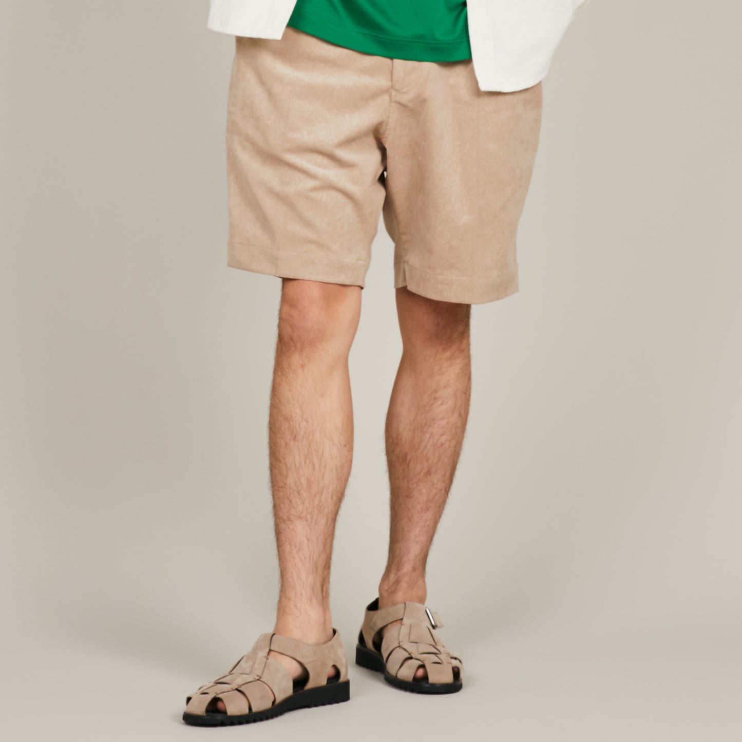 COLONY CLOTHING / Ultrasuede® ペイズリー プリーツショーツ / CC2401-PT05-2