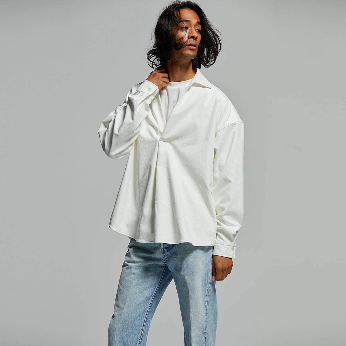 COLONY CLOTHING / Ultrasuede® プールサイドシャツ / CC2402-SH02 ベージュ