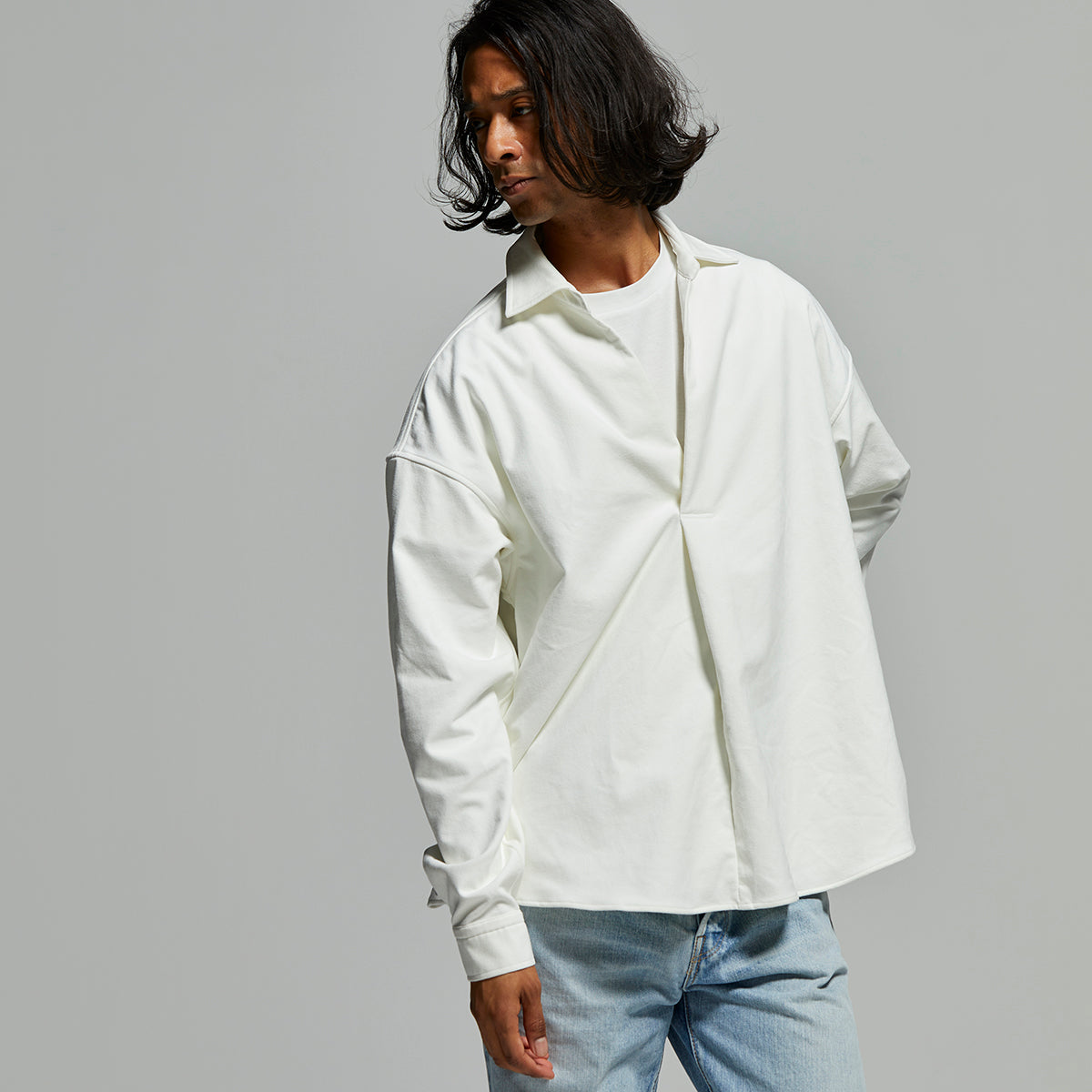 COLONY CLOTHING / Ultrasuede® プールサイドシャツ / CC2402-SH02 ベージュ