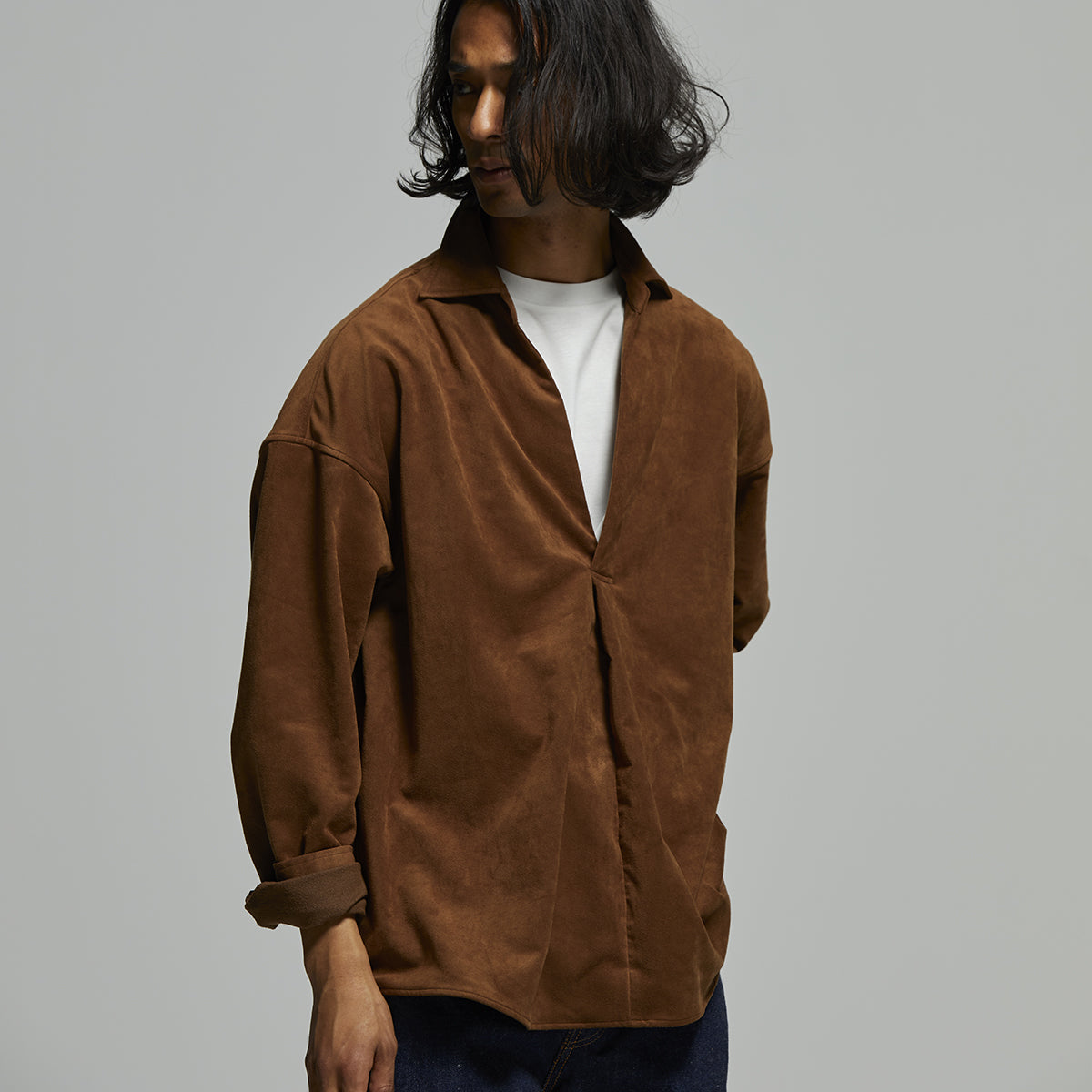 COLONY CLOTHING / Ultrasuede® プールサイドシャツ / CC2402-SH02 ベージュ