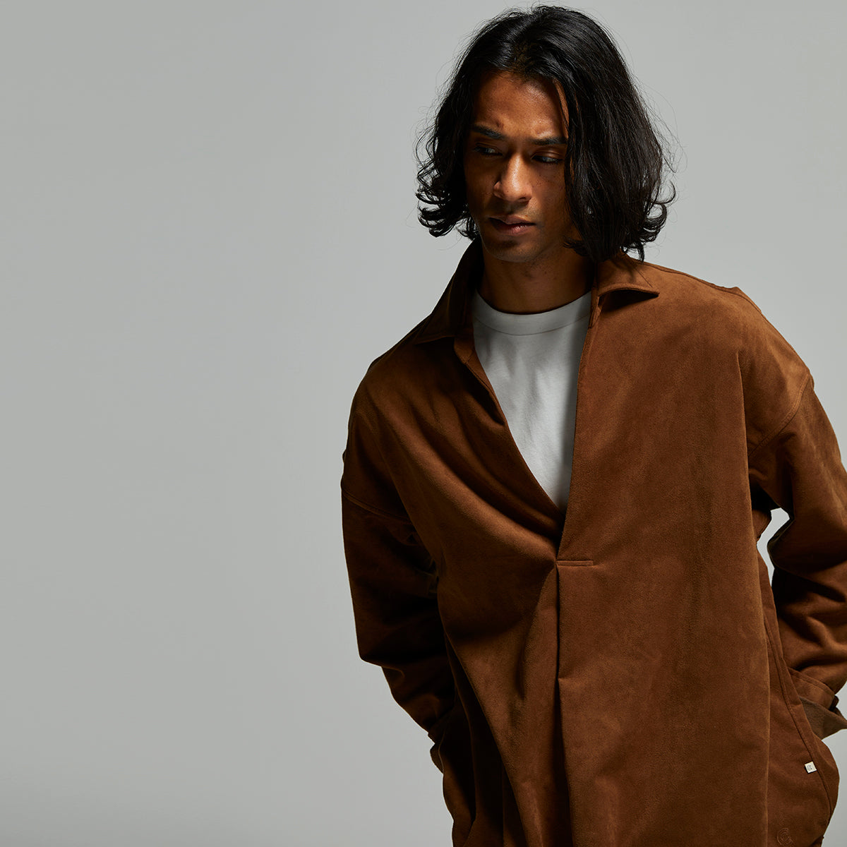COLONY CLOTHING / Ultrasuede® プールサイドシャツ / CC2402-SH02 ベージュ
