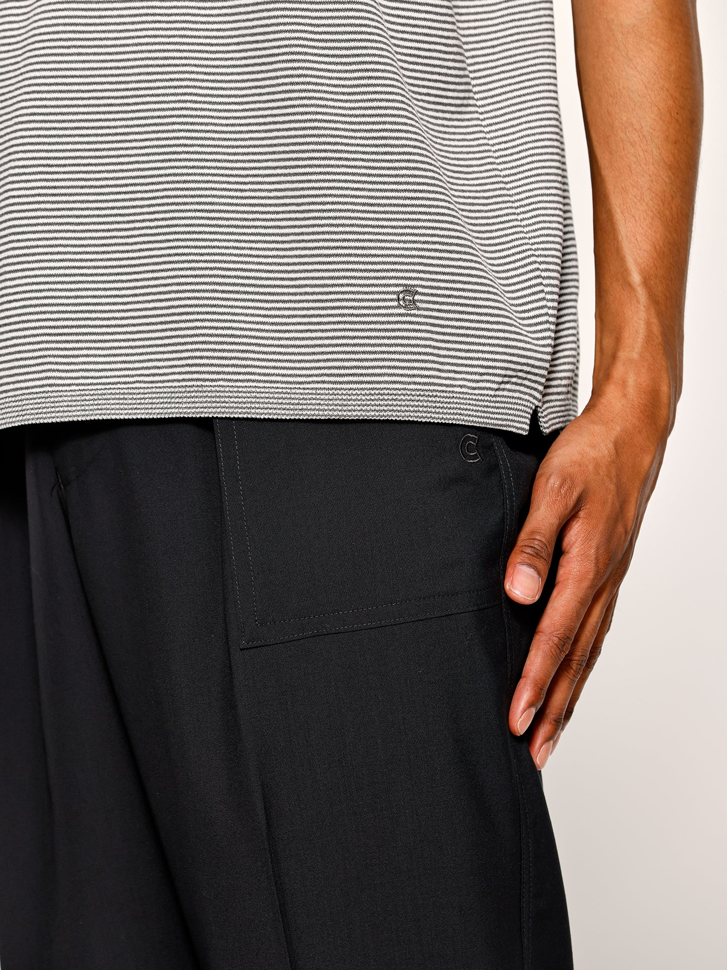 COLONY CLOTHING / ボーダーニットTEE / CC2501-KN01