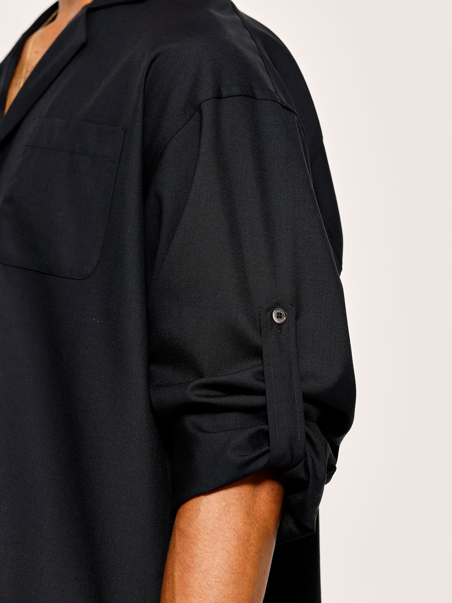 COLONY CLOTHING / オープンカラーシャツBLK / CC2501-SH01-03