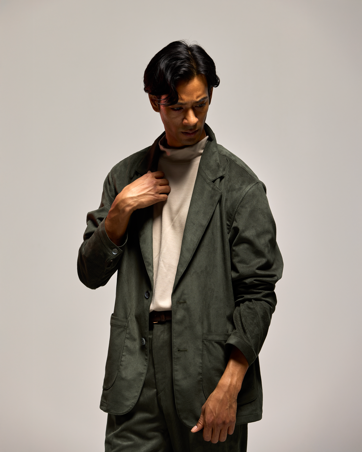 COLONY CLOTHING / Ultrasuede® ワンプリーツイージートラウザーズ コーデュロイ / CC2502-PT02-02