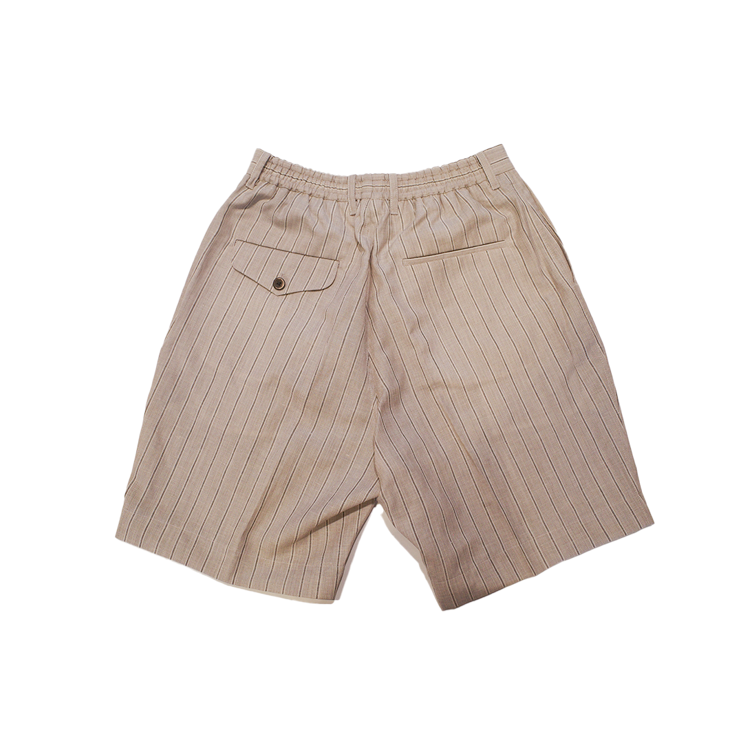 COLONY CLOTHING x VBC / ウールリネン プリーツショーツ BEIGE / CC2024-PT05-VBC02
