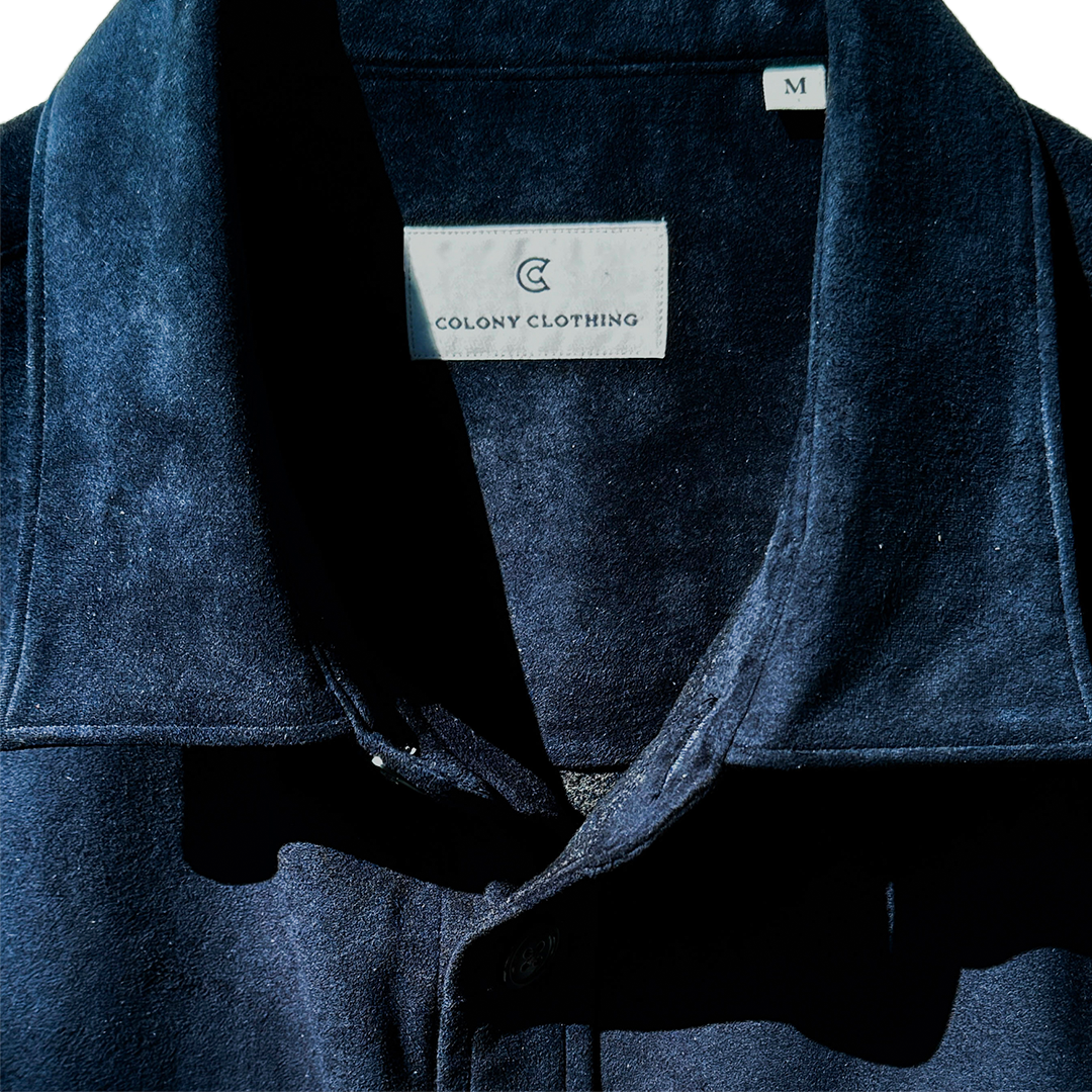 COLONY CLOTHING / Ultrasuede® ダブルポケットシャツ (サイドポケット付き) / CC2402-SH04