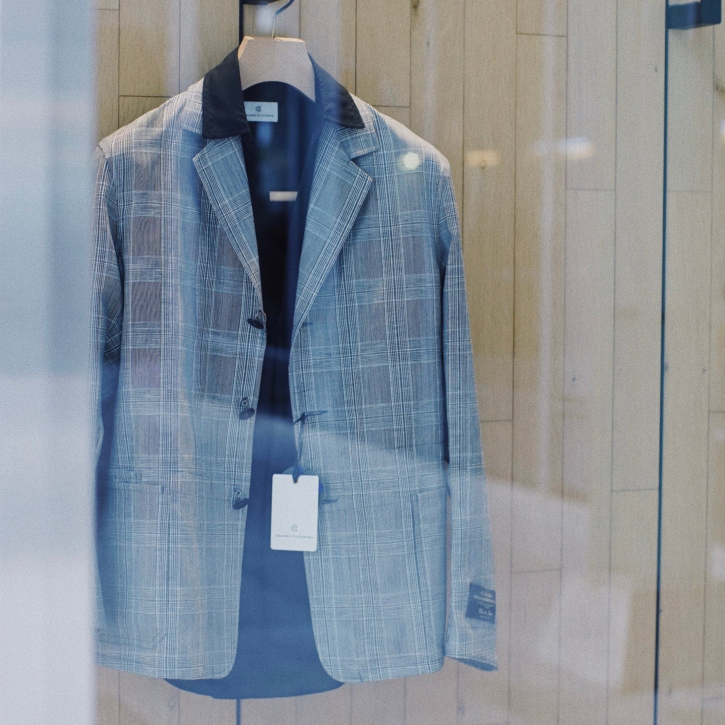 COLONY CLOTHING / PORT CITY JACKET GLEN CHECK VBC / CC21-JK02-01