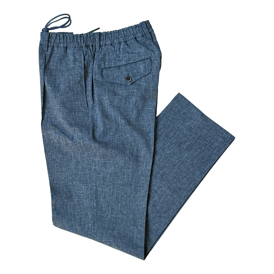COLONY CLOTHING / ワンプリーツイージートラウザーズ メランジカラー / CC2401-PT02-01