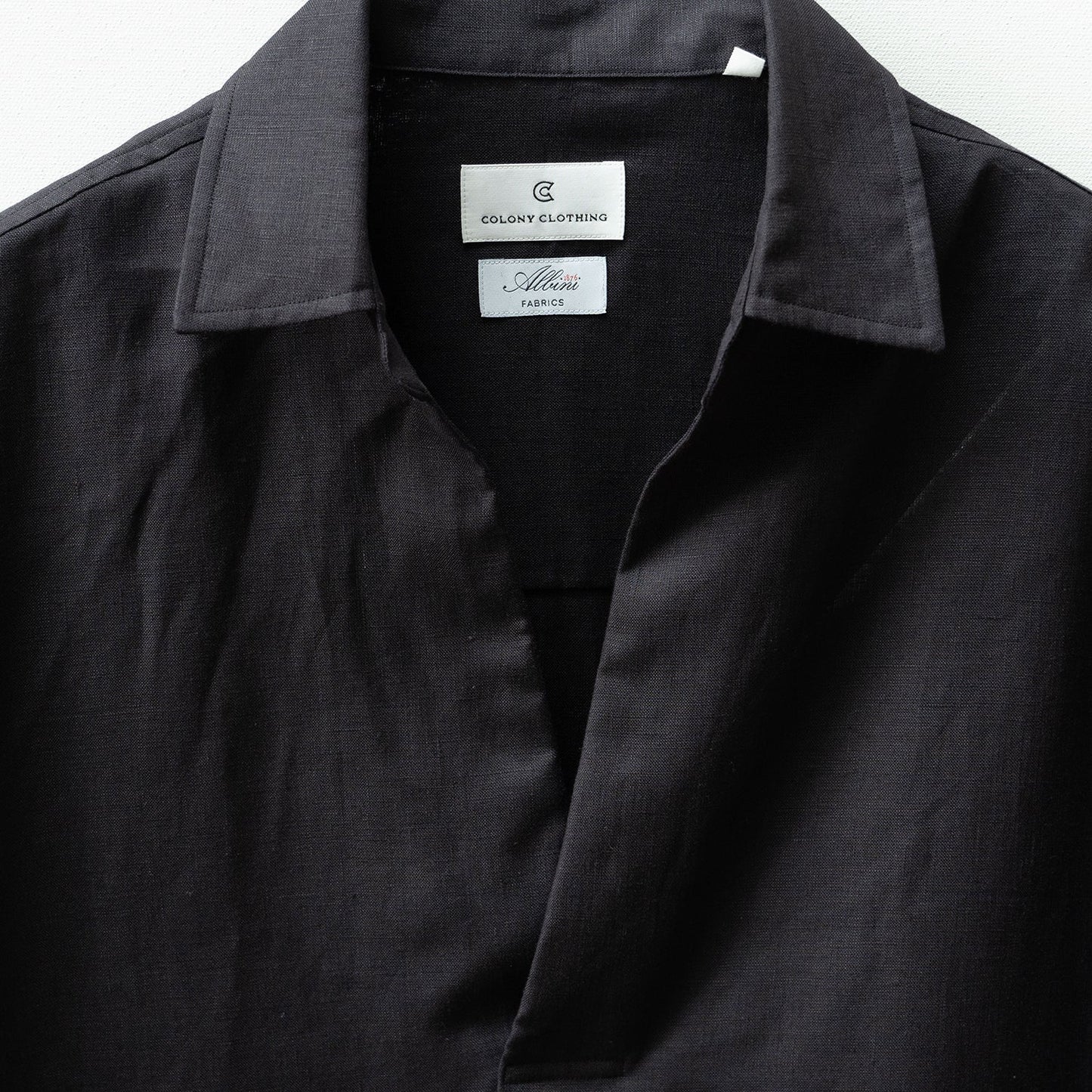 COLONY CLOTHING / ALBINI リネン プールサイドシャツ / CC2401-SH02-01
