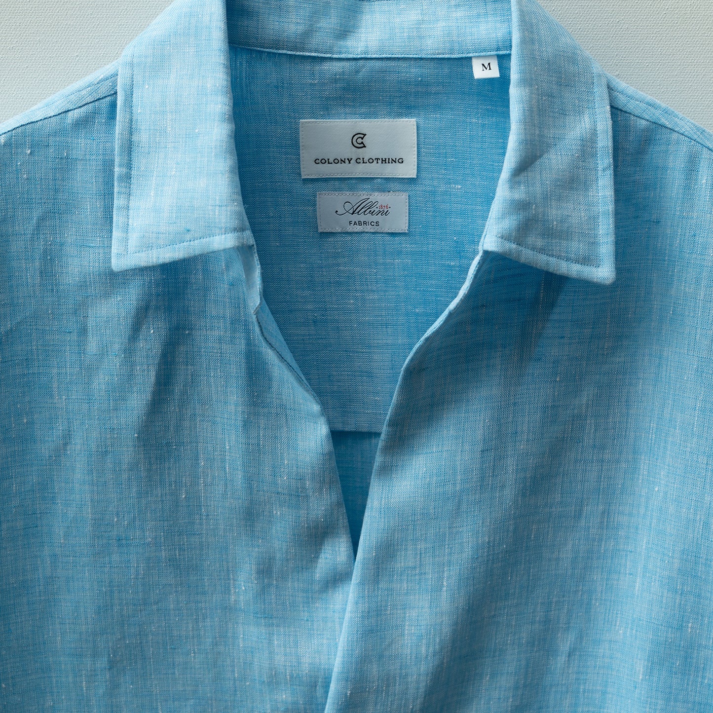 COLONY CLOTHING / ALBINI リネン プールサイドシャツ / CC2401-SH02-01 (OUTLET)