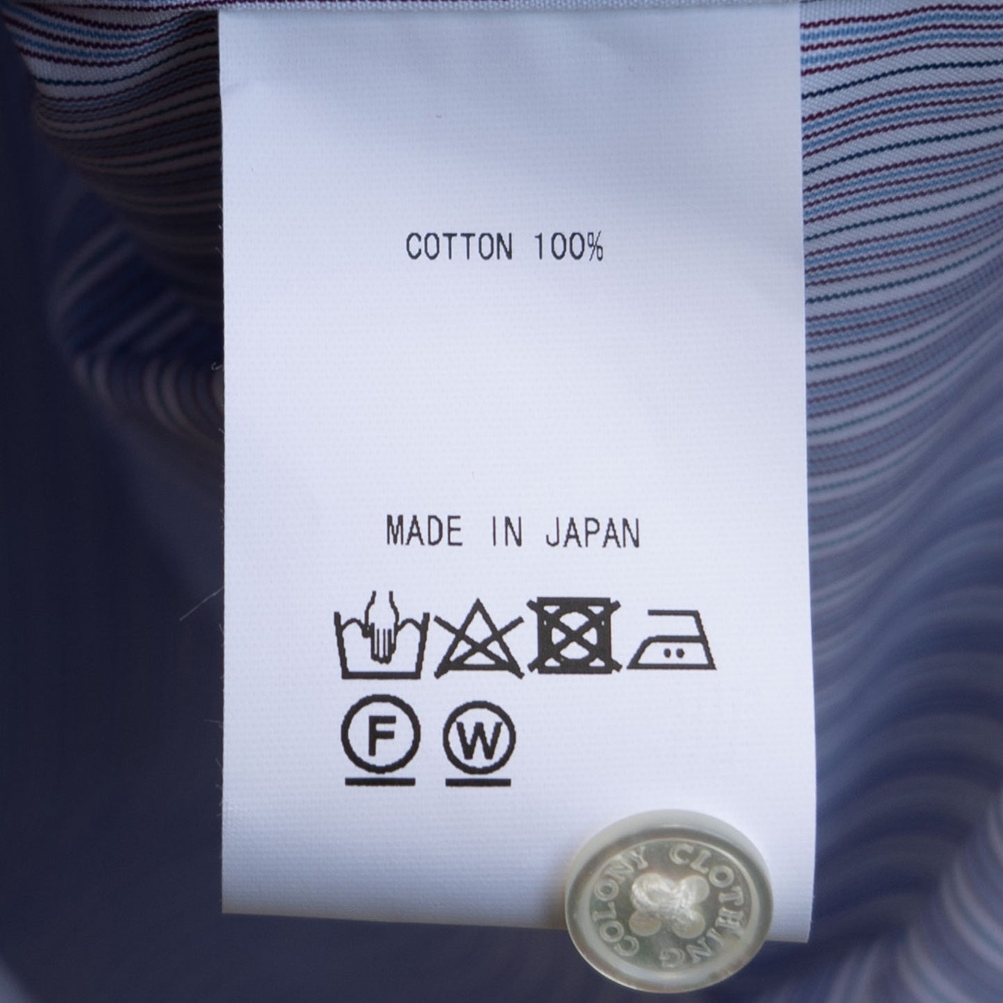 COLONY CLOTHING / ストライプ ラウンジシャツ / CCSE-SH07-01