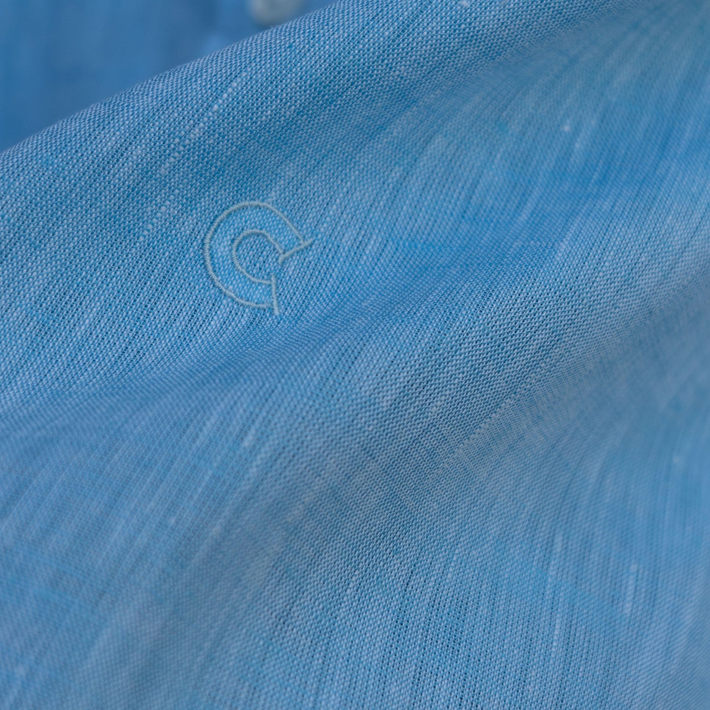 COLONY CLOTHING / ALBINI リネン ラウンジシャツ SAX BLUE / CCSE-SH02
