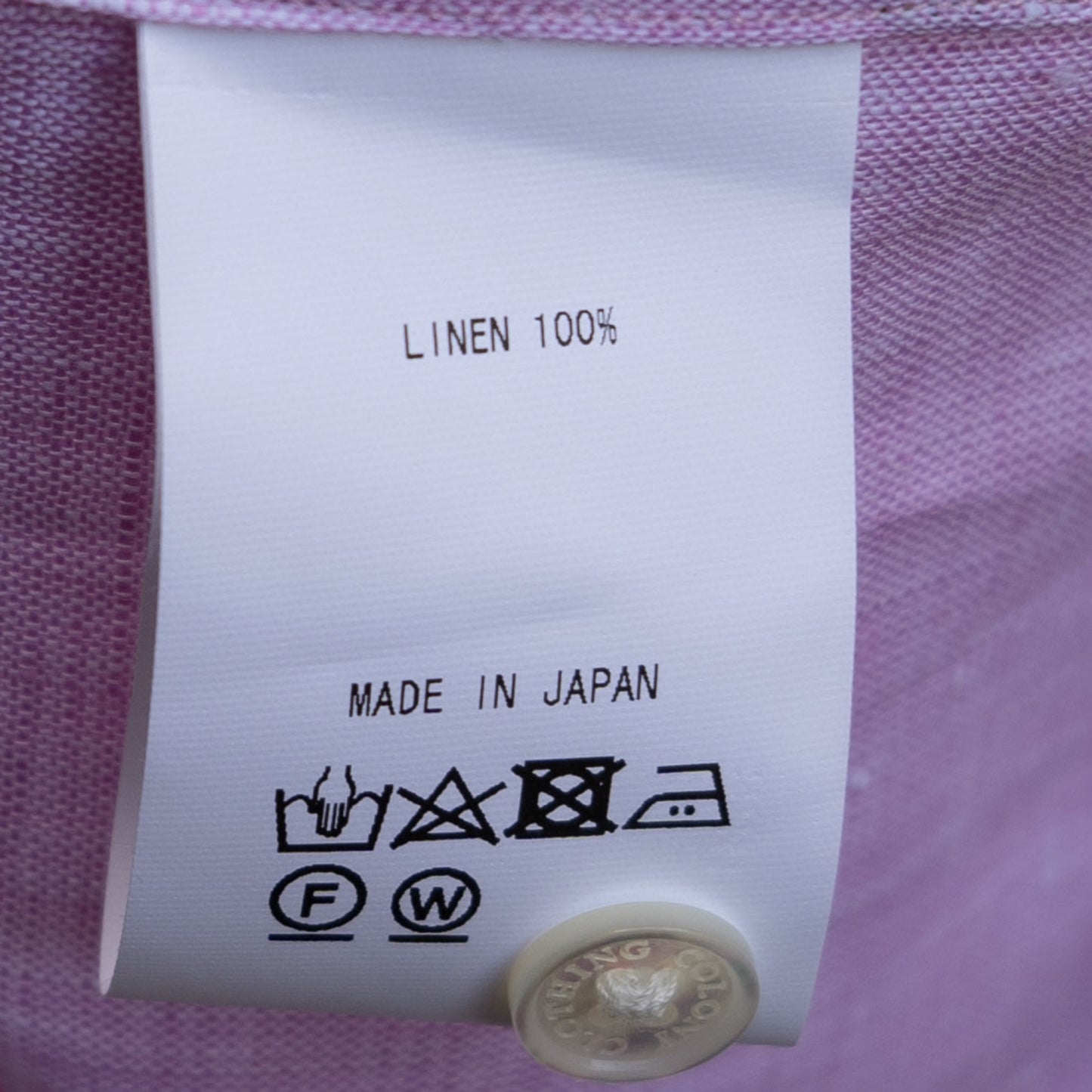 COLONY CLOTHING / ALBINI リネン ラウンジシャツ PINK / CCSE-SH02