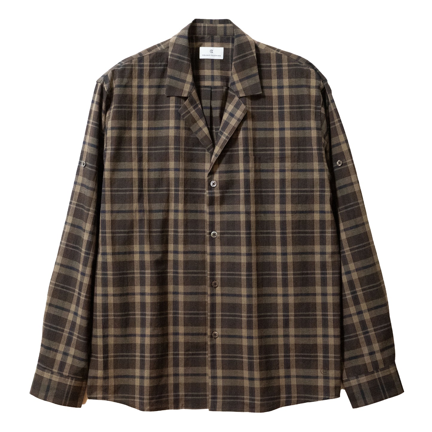 COLONY CLOTHING / オープンカラーシャツCHK / CC2501-SH01-02