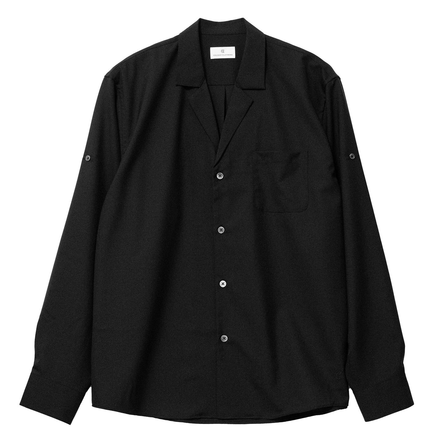 COLONY CLOTHING / オープンカラーシャツBLK / CC2501-SH01-03