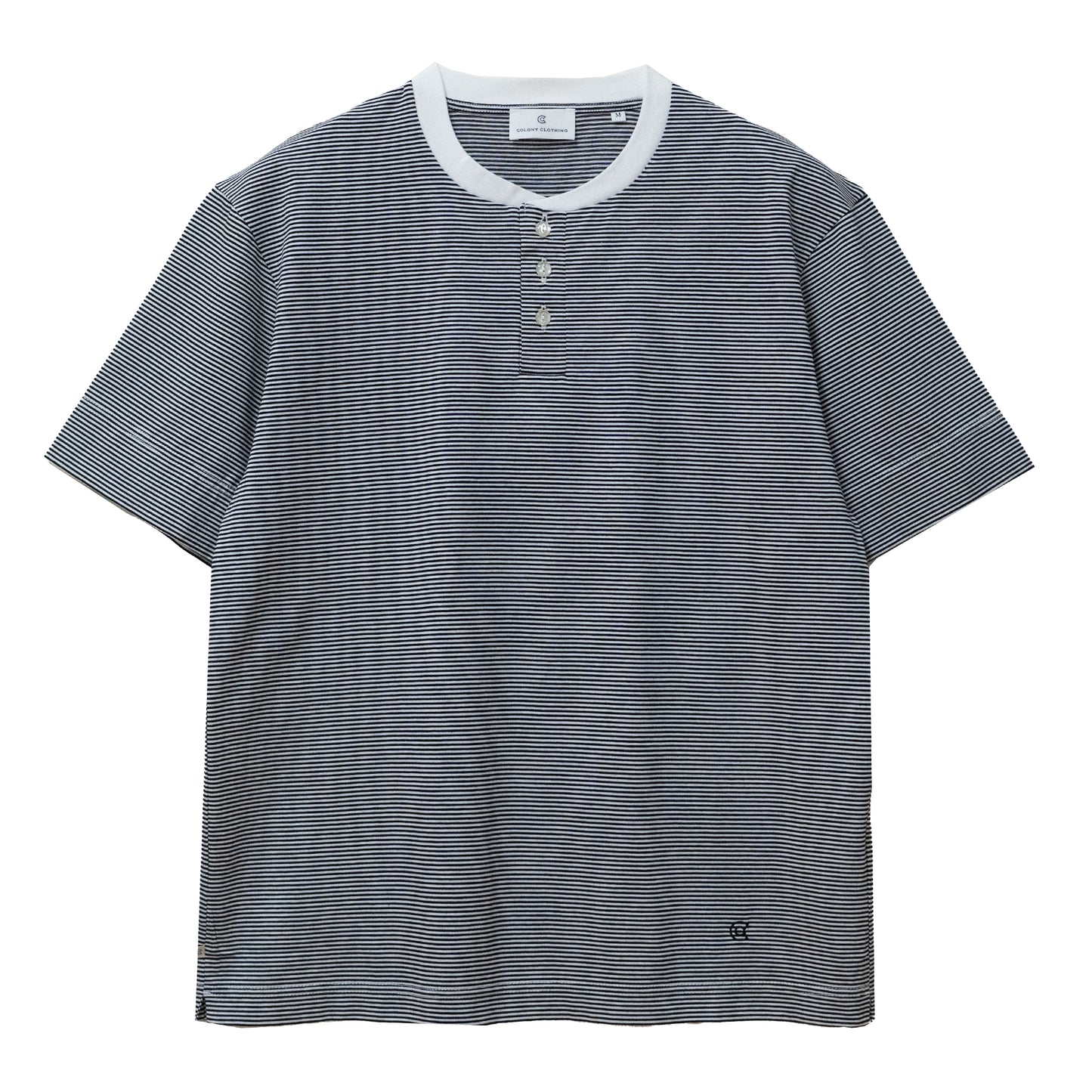 COLONY CLOTHING / ボーダーヘンリー TEE / CC2501-T01-02