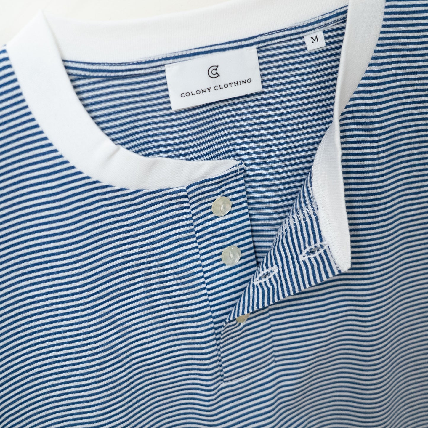 COLONY CLOTHING / ボーダーヘンリー TEE / CC2501-T01-02