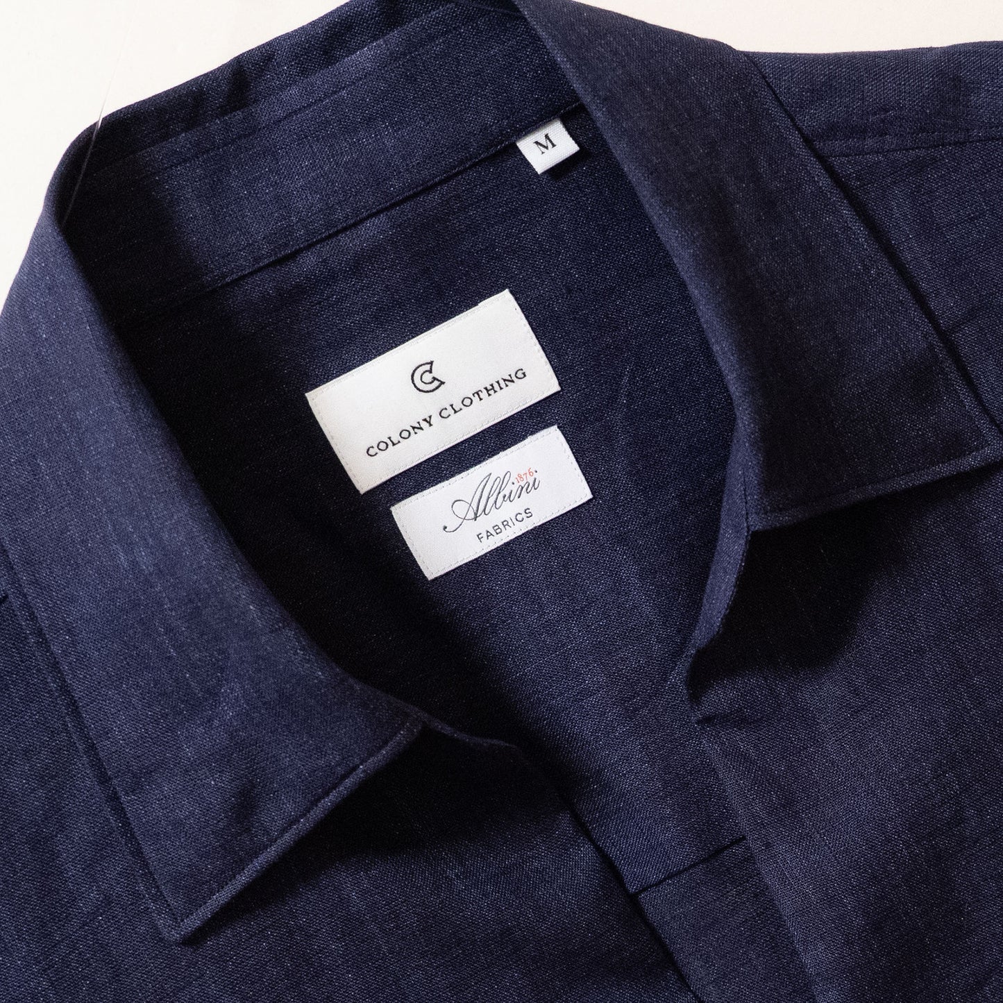 COLONY CLOTHING / ALBINI リネン プールサイドシャツ new / CC2501-SH02-01