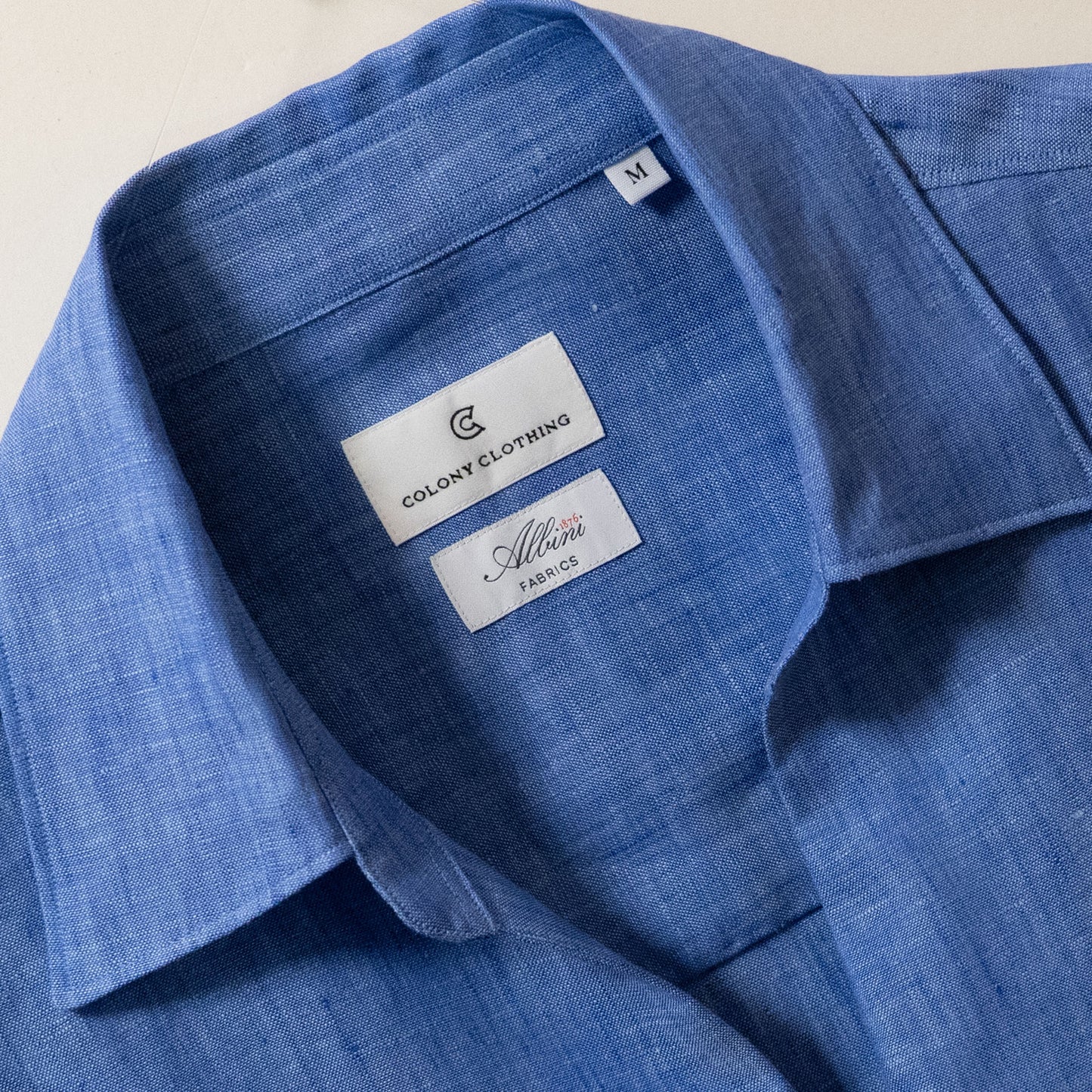 COLONY CLOTHING / ALBINI リネン プールサイドシャツ new / CC2501-SH02-01