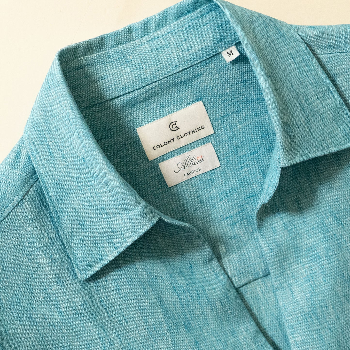 COLONY CLOTHING / ALBINI リネン プールサイドシャツ new / CC2501-SH02-01