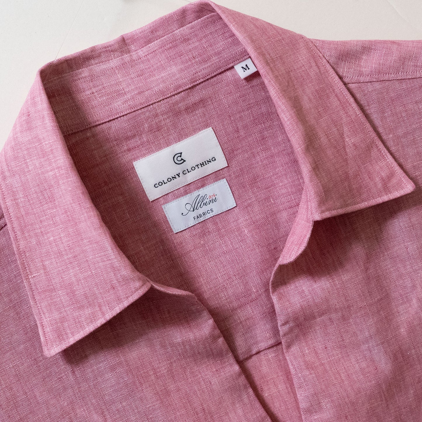 COLONY CLOTHING / ALBINI リネン プールサイドシャツ new / CC2501-SH02-01