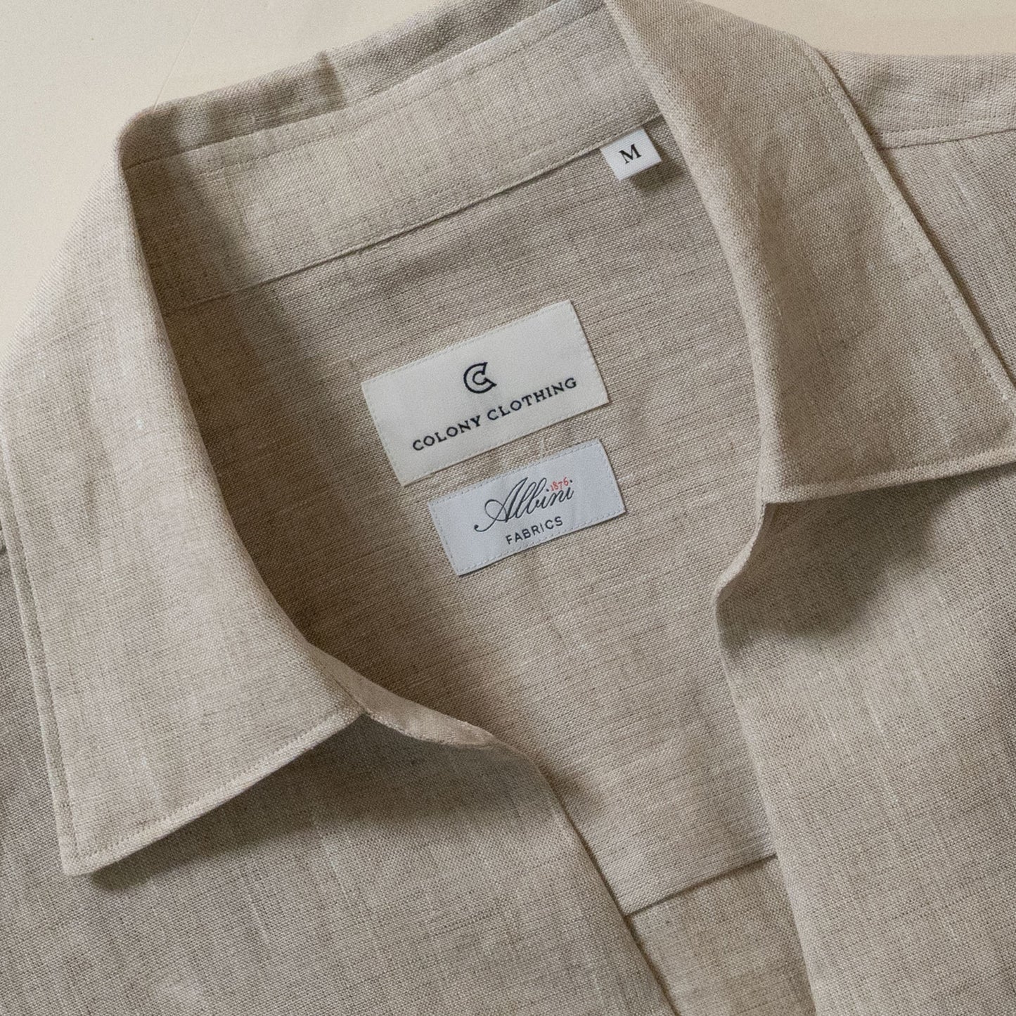 COLONY CLOTHING / ALBINI リネン プールサイドシャツ new / CC2501-SH02-01