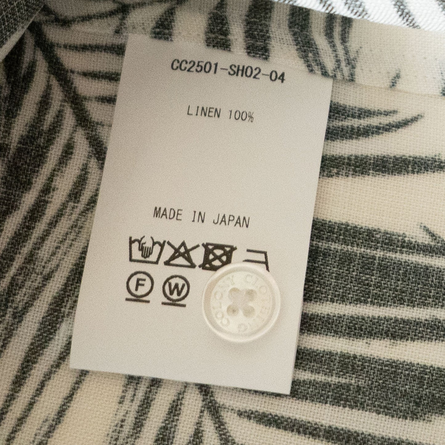 COLONY CLOTHING / プールサイドシャツ リーフ / CC2501-SH02-04