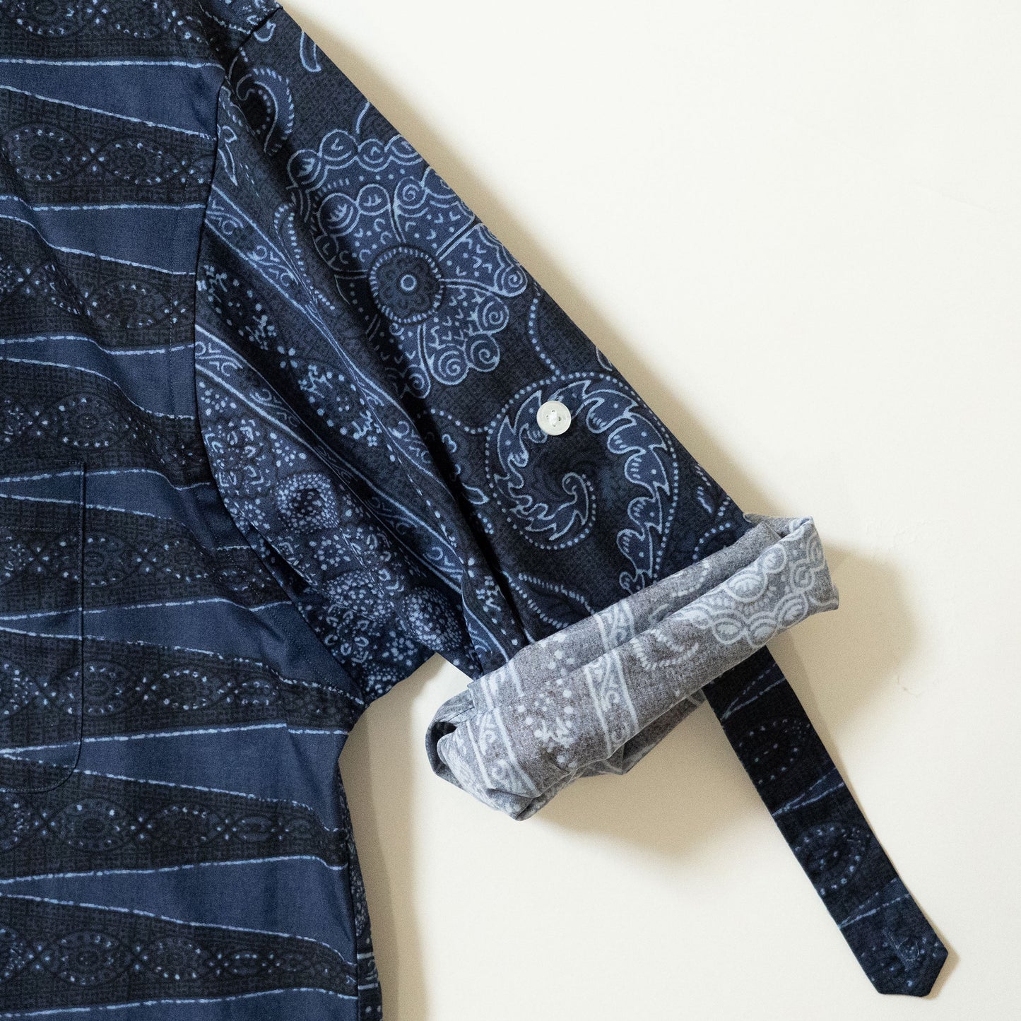 COLONY CLOTHING × Peter Lee / オープンカラーシャツ バティック/ CC2501-SH01-01