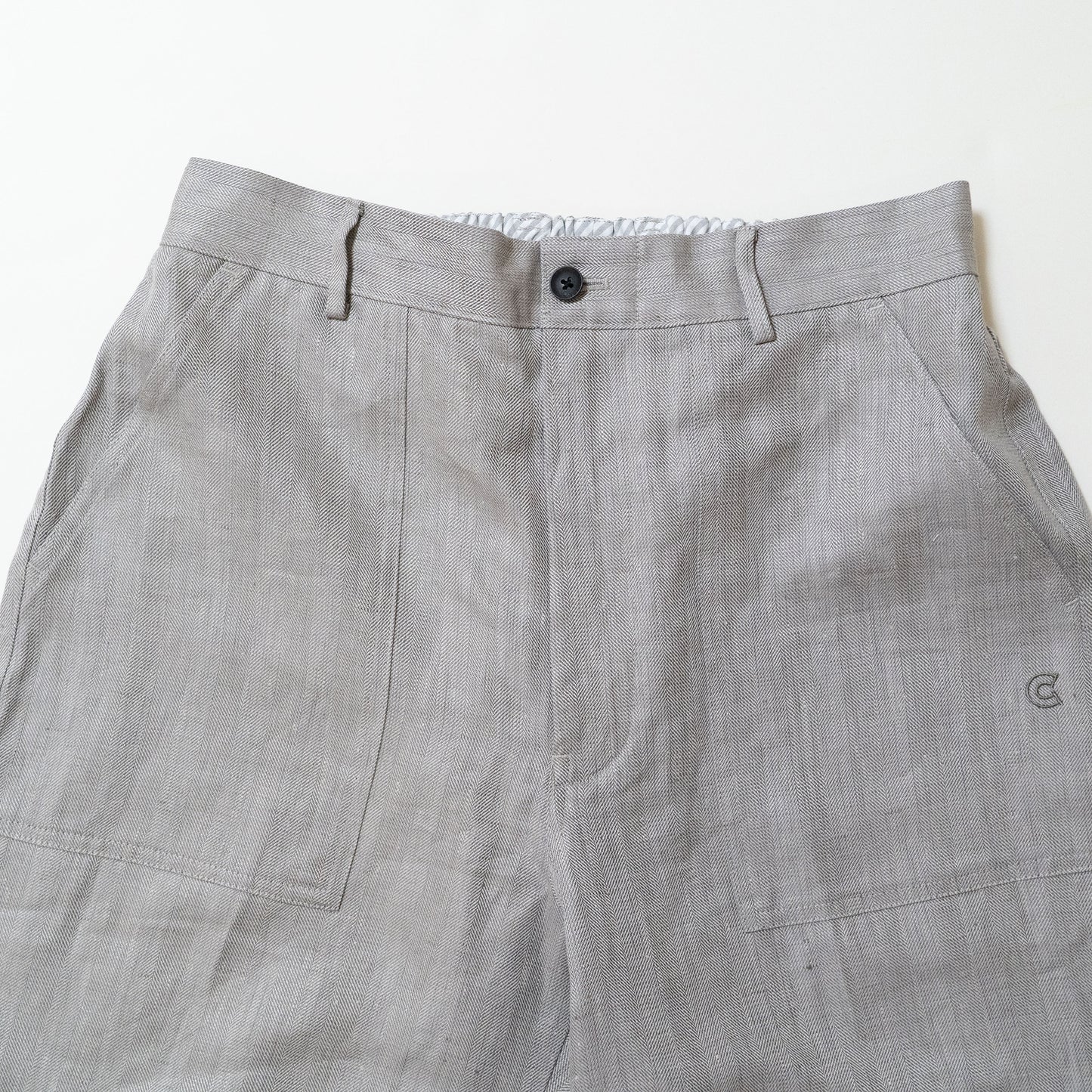 COLONY CLOTHING / ベイカーショーツ リネン / CC2501-PT03-02