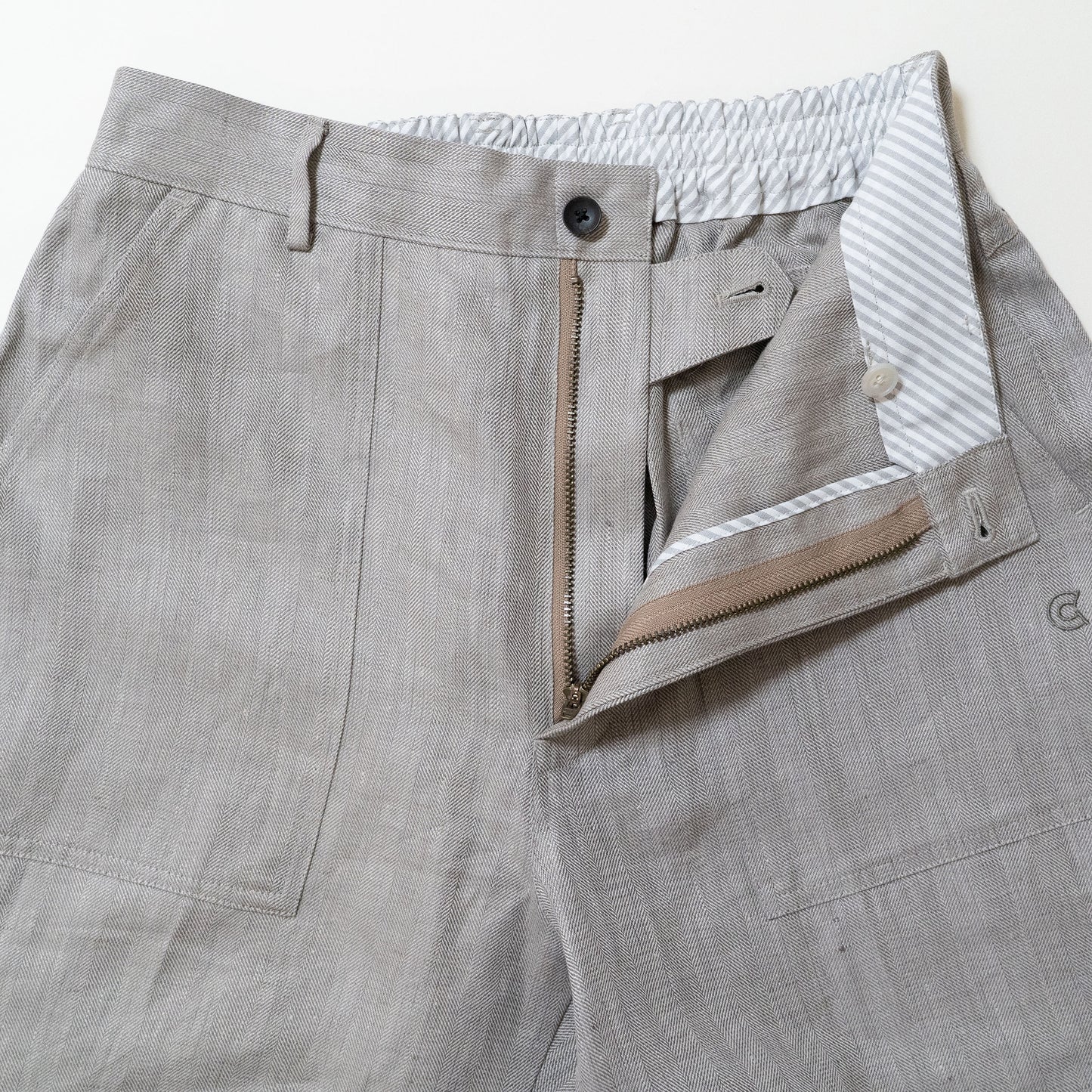 COLONY CLOTHING / ベイカーショーツ リネン / CC2501-PT03-02