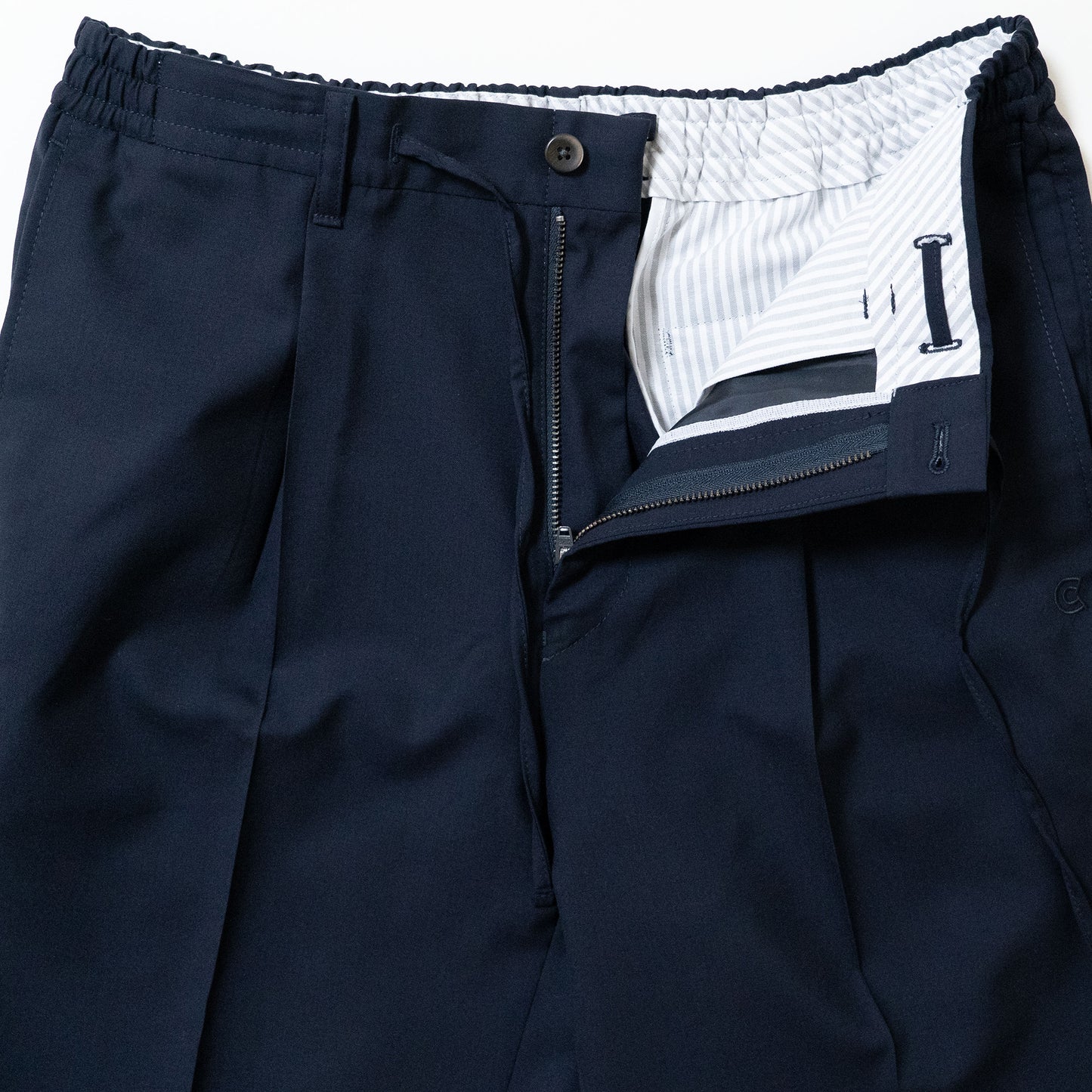 COLONY CLOTHING / ワンプリーツイージートラウザーズ Super 140's / CC2501-PT02-02