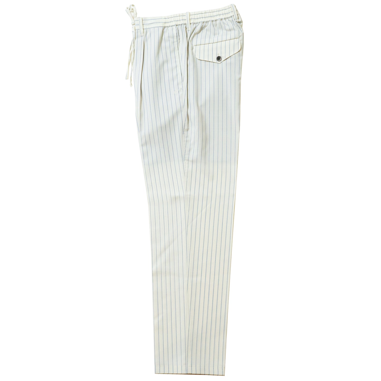 COLONY CLOTHING / ワンプリーツイージートラウザーズ ホワイトストライプ / CC2501-PT02-03