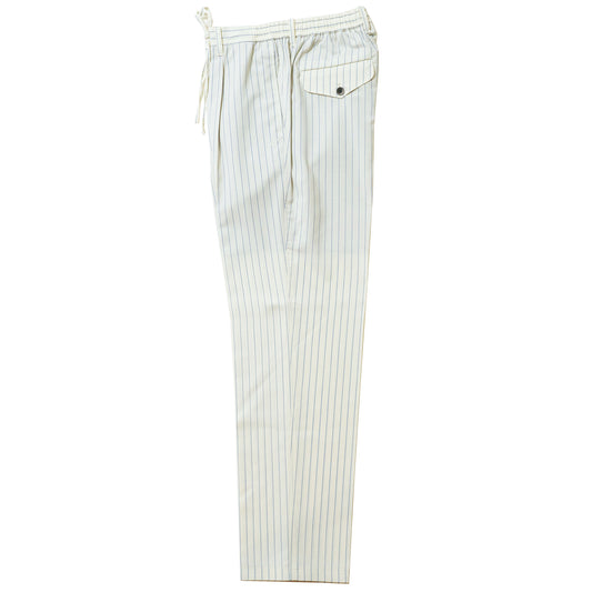 COLONY CLOTHING / ワンプリーツイージートラウザーズ ホワイトストライプ / CC2501-PT02-03