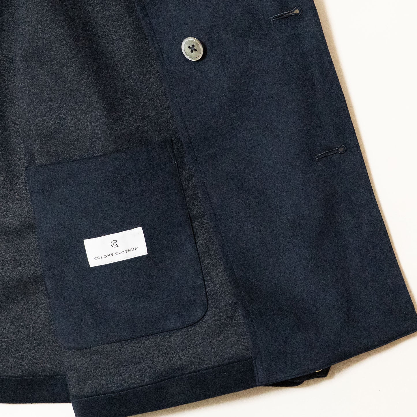 COLONY CLOTHING / Ultrasuede® シャツジャケットダブル / CC2402-JK01WB