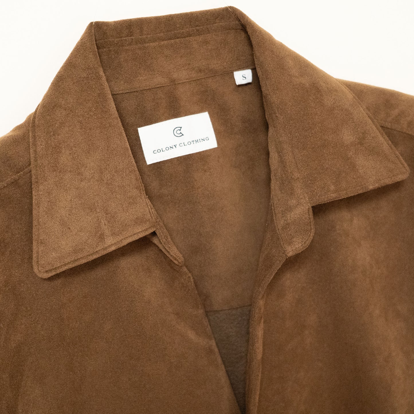 COLONY CLOTHING / Ultrasuede® プールサイドシャツ / CC2502-SH02 BROWN STONE