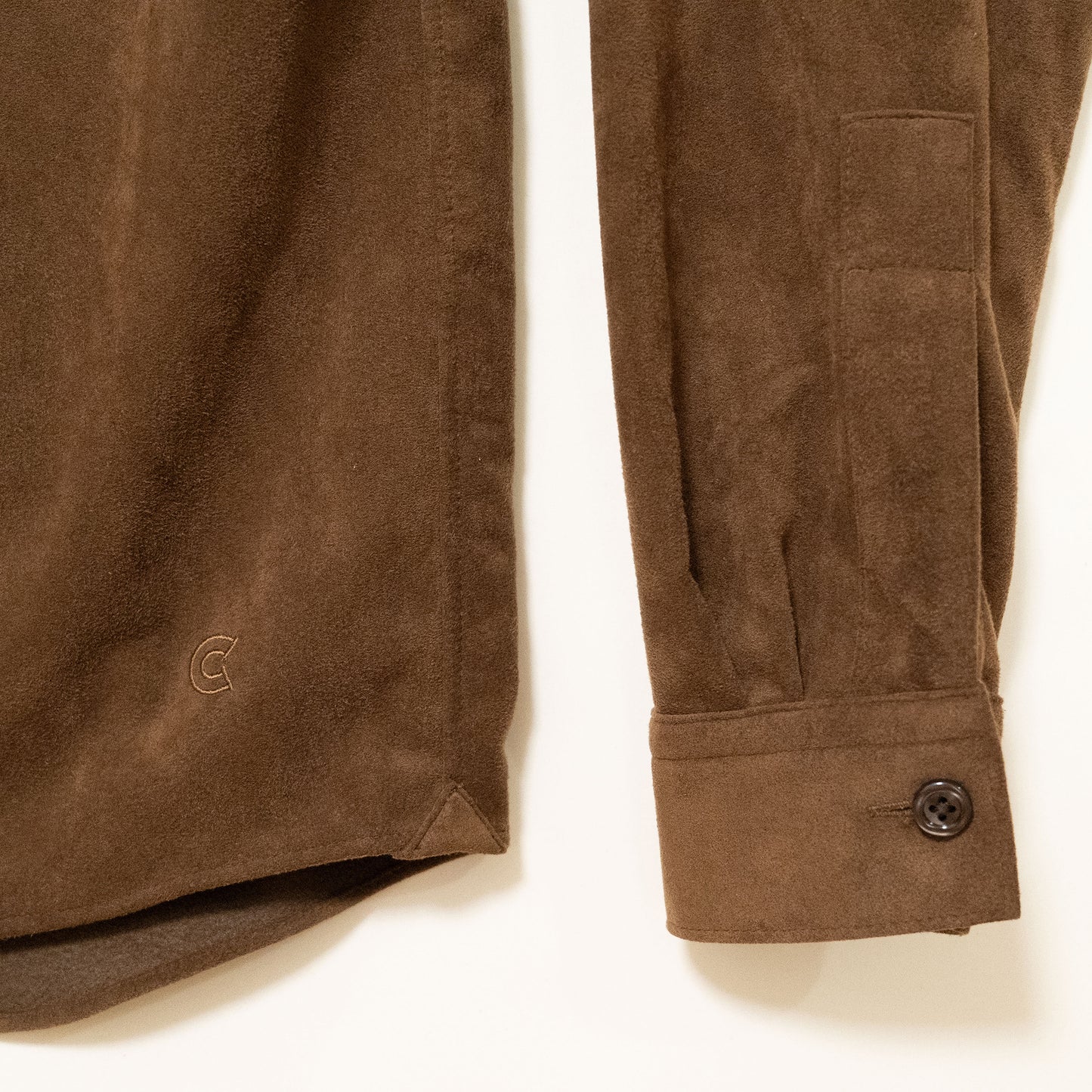 COLONY CLOTHING / Ultrasuede® プールサイドシャツ / CC2502-SH02 BROWN STONE