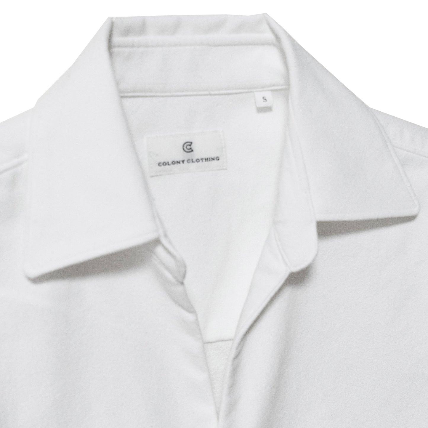COLONY CLOTHING / Ultrasuede® プールサイドシャツ / CC2502-SH02 WHITE