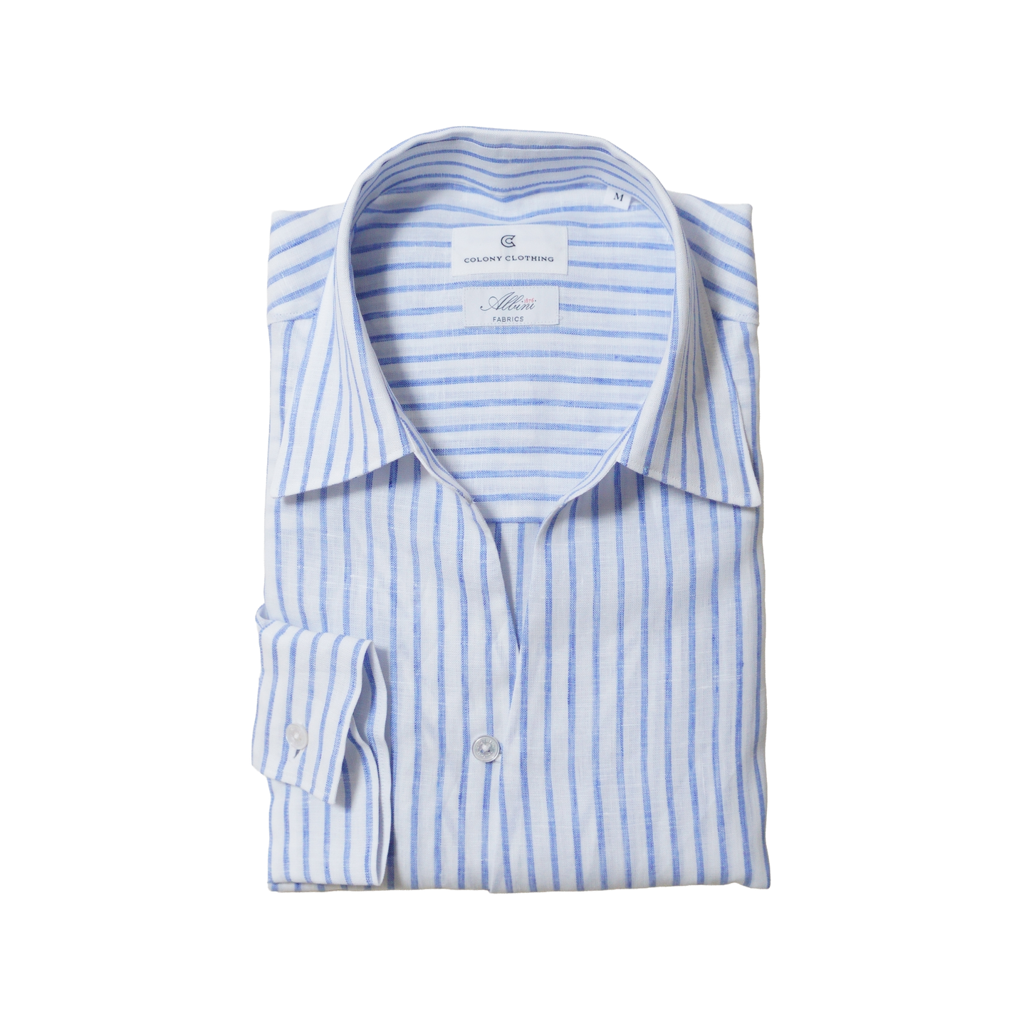 COLONY CLOTHING / ALBINI リネン プールサイドシャツ STRIPE / CC2601-SH02-05