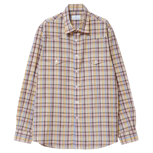 COLONY CLOTHING / ウエスタンシャツ BEIGE / CC2601-SH04-02