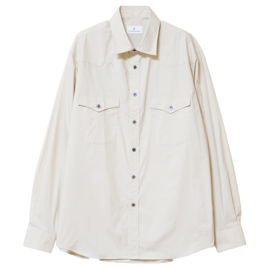 COLONY CLOTHING / ウエスタンシャツ BEIGE / CC2601-SH04-01