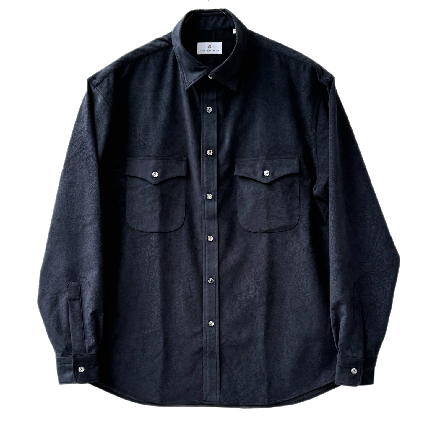COLONY CLOTHING / Ultrasuede® ダブルポケットシャツ ペイズリー / CC2301-SH04-02