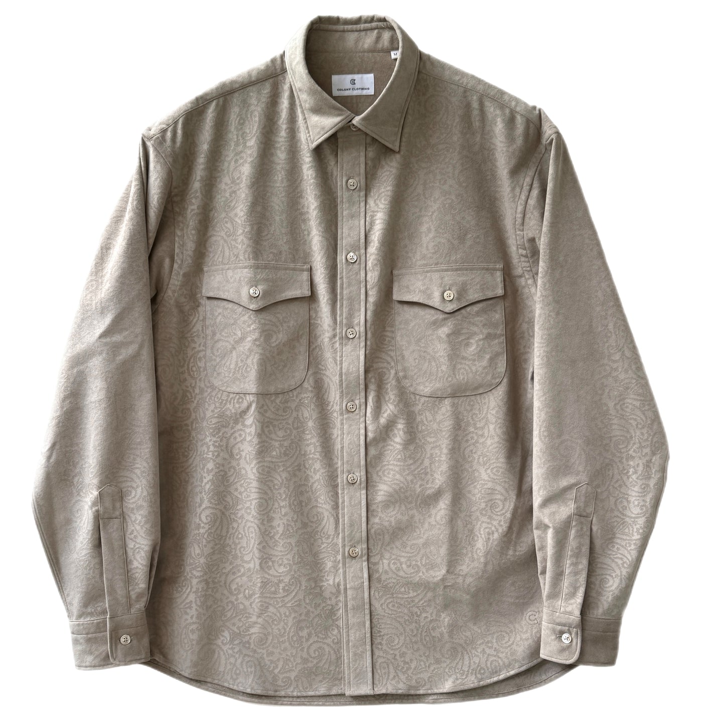 COLONY CLOTHING / Ultrasuede® ダブルポケットシャツ ペイズリー / CC2301-SH04-02